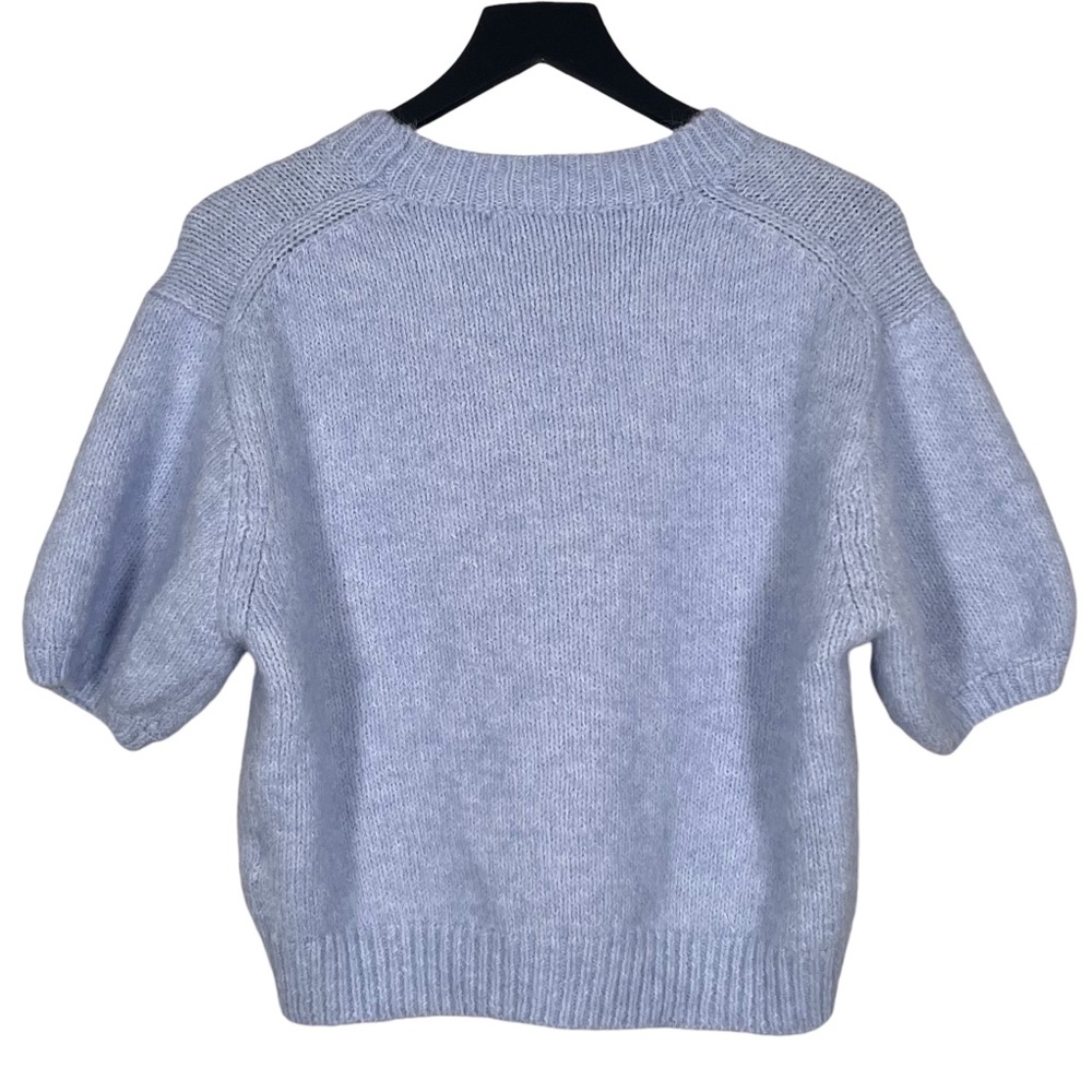 Zara Soft Feel Knit Short Sleeve Sweater Size M - Picture 2 of 7